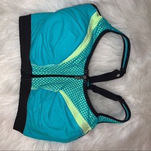 Victoria Secret 34DD Zip-Up & Clasp Cup Sports Bra